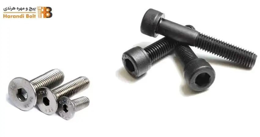 معرفی انواع پیچ آلن | کاربرد، جنس، لیست قیمت