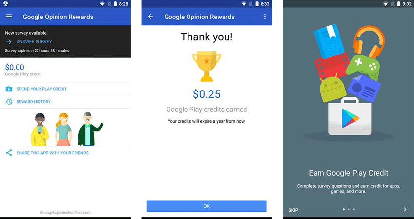 Google Opinion Rewards