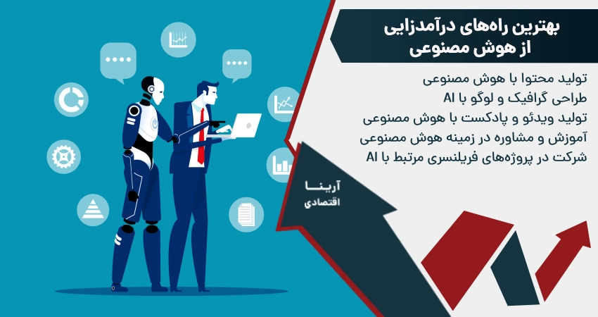 بهترین راه‌های درآمدزایی از هوش مصنوعی
