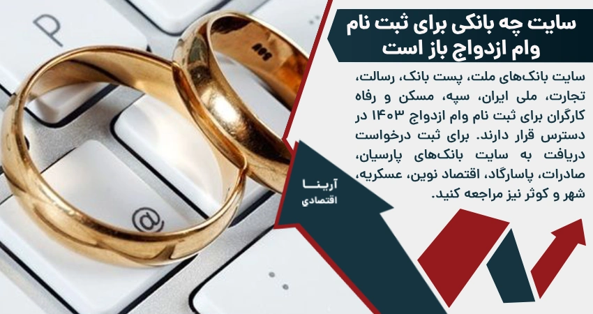 سایت چه بانکی برای ثبت نام وام ازدواج باز است
