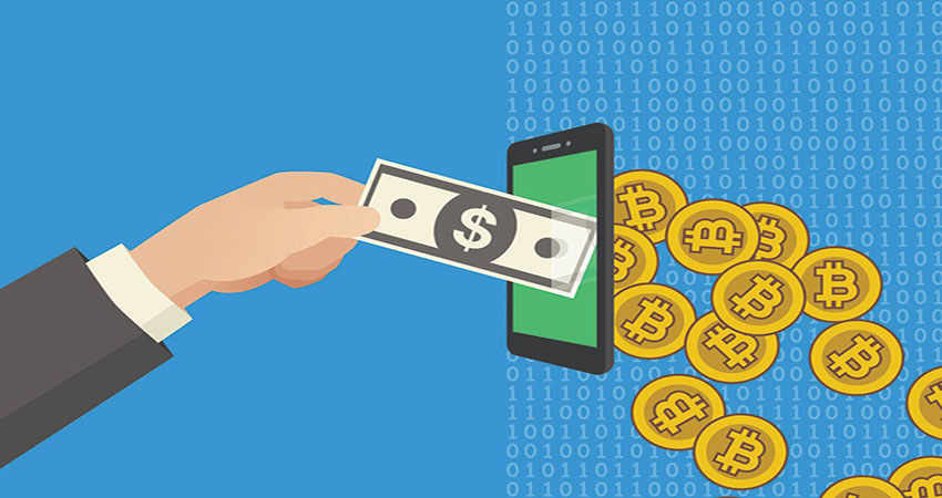 ذخیره ارز دیجیتال در یک کیف پول کاغذی