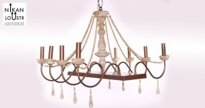  لوستر چوبی برای پذیرایی چی بخرم؟ - نیکان لوستر