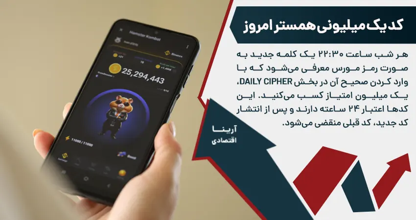 کد یک میلیونی همستر امروز